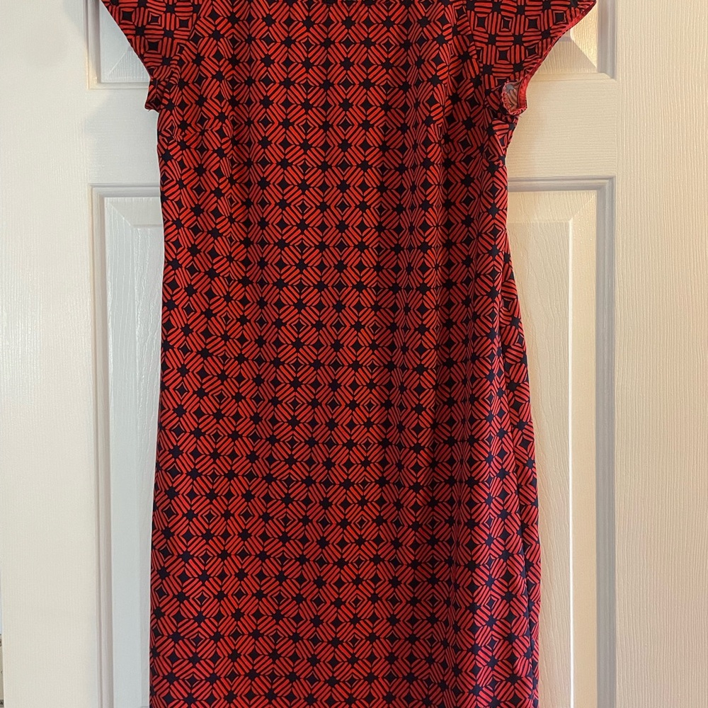 Small Red patterned Merona Dress - Picture 4 of 4